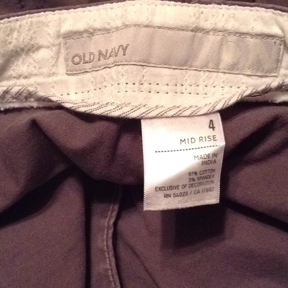 Dark Gray Capris - Picture 1 of 3